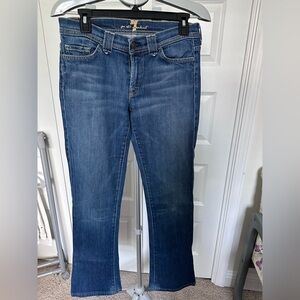 7 For All Mankind Classic Blue Bootcut Jeans